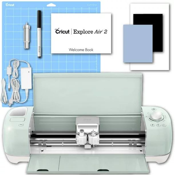 Cricut Explore Air 2 Machine Bundle - Beginner Guide, Tool Kit, Vinyl Pack, Designs & Project Ins... | Walmart (US)