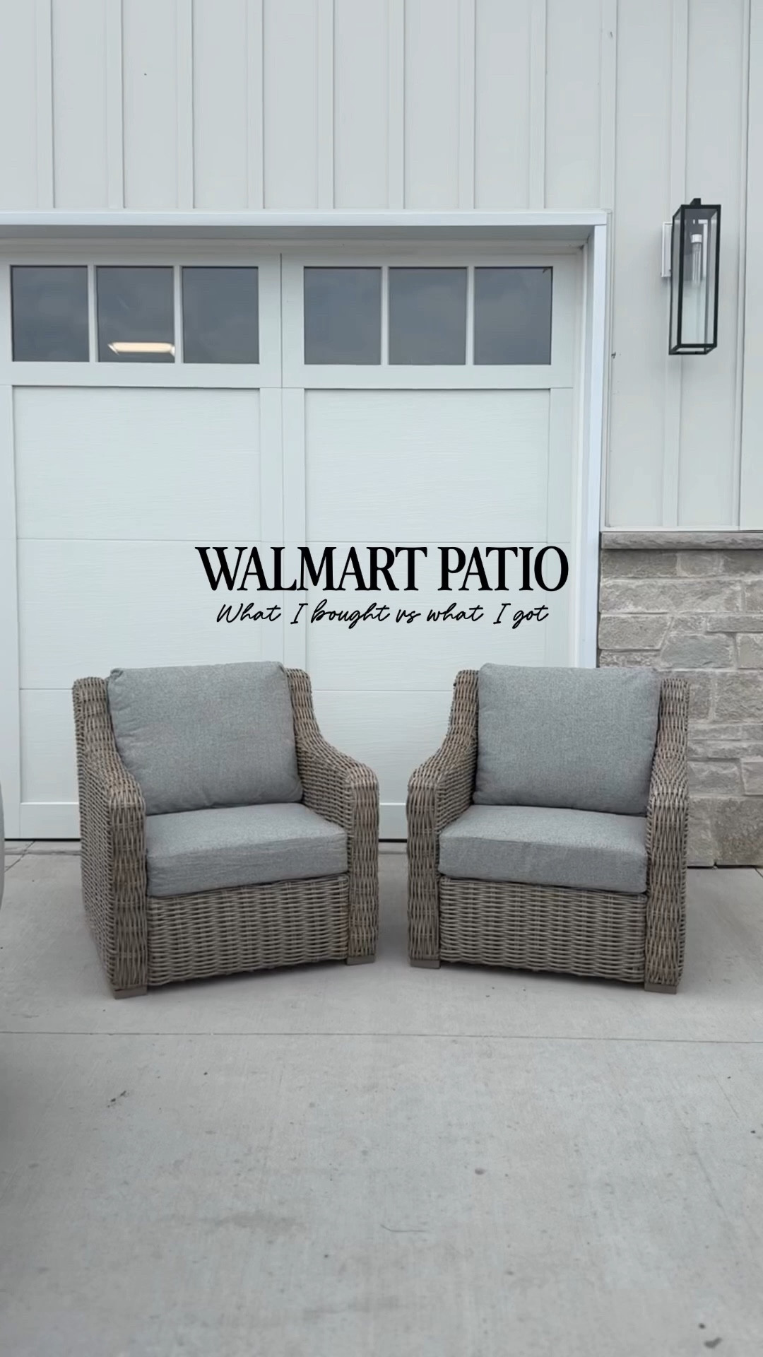 Hands-down, the best patio set that sells out every year! We have the gray set from last year and still love it, also comes with covers. There’s a new cream/brown color this year and it’s stunning! Looks like $$$$ (aka Pottery Barn) but Walmart pricing. 

We used two sofas, two swivel chairs and two stationary chairs to create this look.

#walmarthome #patiofurniture #backyardinspo #boujeeonabudget 

#LTKHome #LTKSeasonal