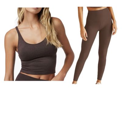 Brown workout gear 

#LTKSpringSale #LTKfitness