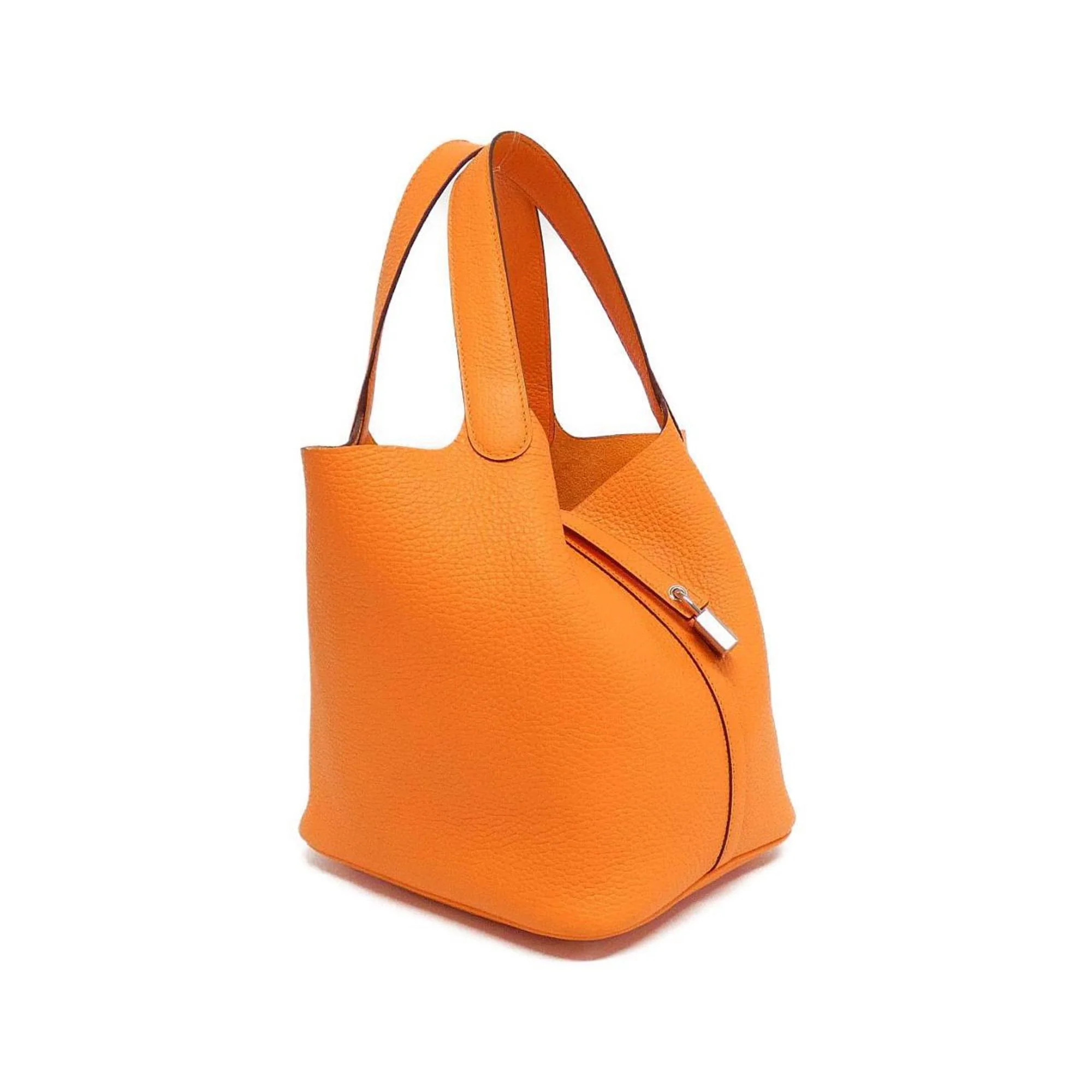 Hermes Picotin Taurillon Clemence Leather Handbag (Pre-Owned) | Shop Simon