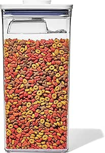 OXO Good Grips Pet POP Container – 6.0 Qt/5.7 L with Half Scoop |Ideal for up to 6.5lbs of Dog ... | Amazon (US)