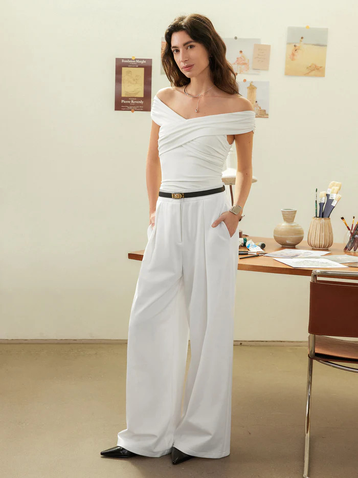 Criss Cross Off Shoulder New Airy Brami Top | OGLmove