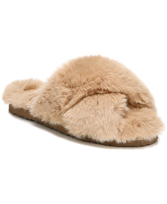 Sam Edelman Women's Jeane Fluffy Crisscross Slippers & Reviews - Slippers - Shoes - Macy's | Macys (US)