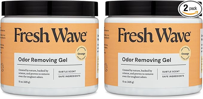 Fresh Wave Orange Odor Removing Gel, 15 oz., Pack of 2 | Odor Absorbers for Home | Safer Odor Rel... | Amazon (US)
