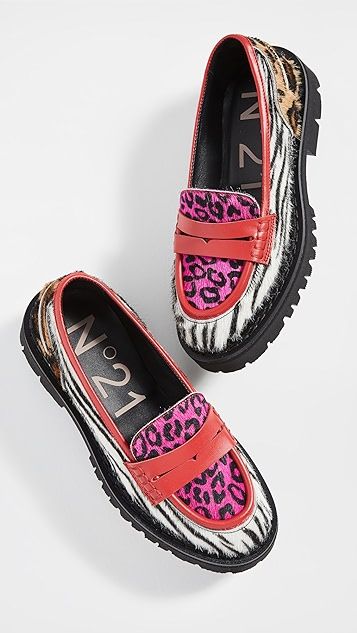 Mixed Print Loafers | Shopbop