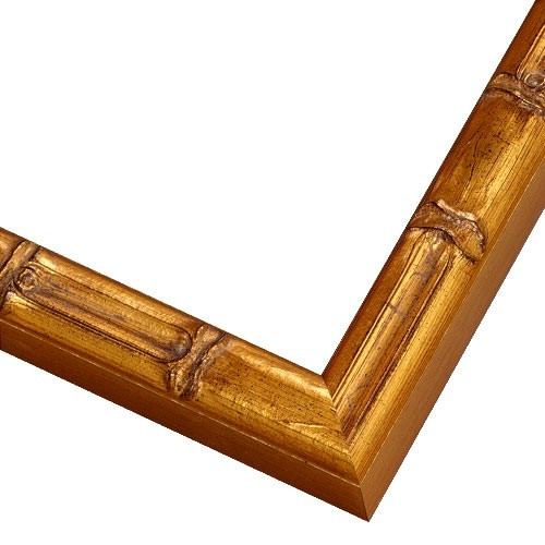 Bamboo Motif Gold Wood Picture Frame | Picture Frames