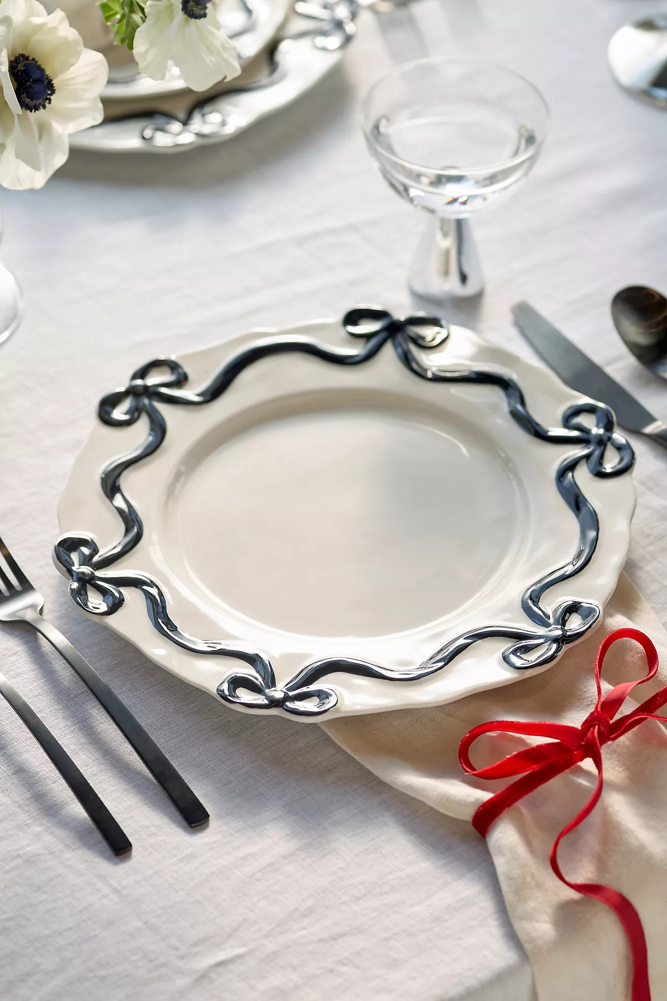 Benedita Stoneware, Set of 4, Dinner Plates | Anthropologie (US)