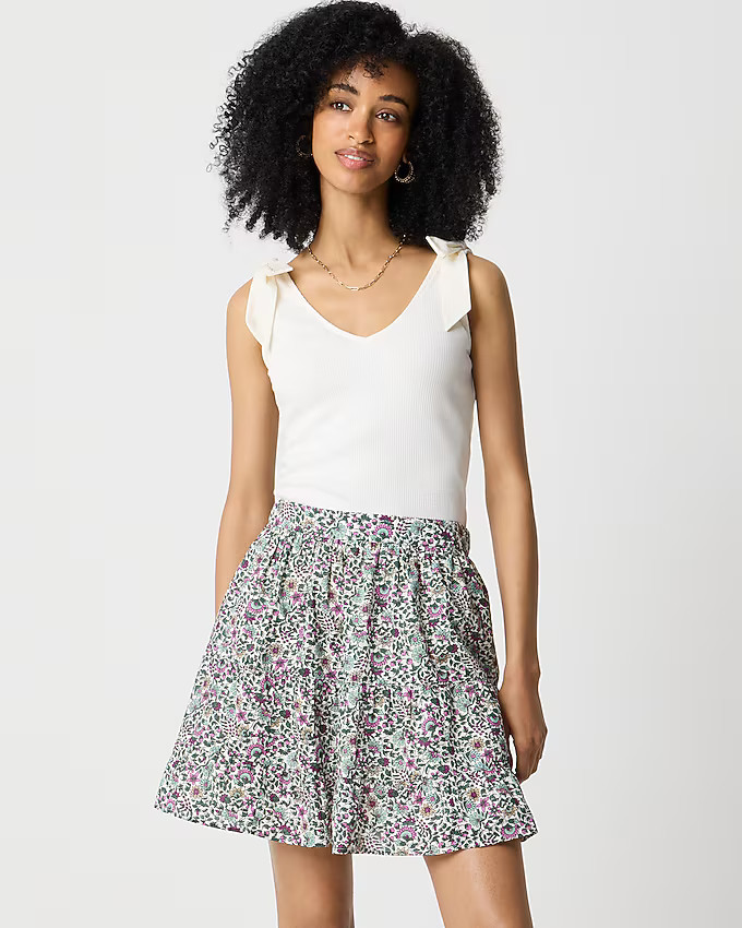 Tiered mini skirt | J.Crew Factory
