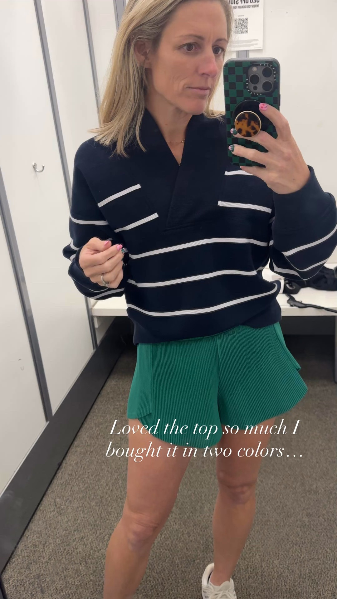 This striped V neck sweatshirt I’ll be wearing all Spring, throw it on with jeans, leggings, joggers, or a pair of flowy wide leg pants.  

#SpringOutfits #WeekendOutfits #CasualOutfits ￼

#LTKmomlife #LTKActive #LTKOver40