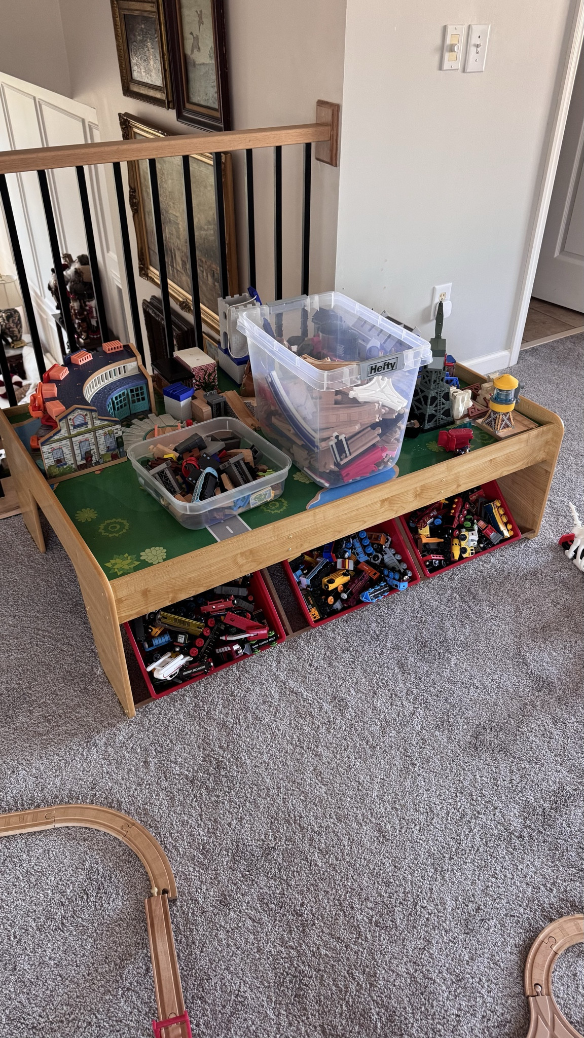 Train table, toy storage toy organization organizer 

#LTKHome #LTKKids #LTKmomlife
