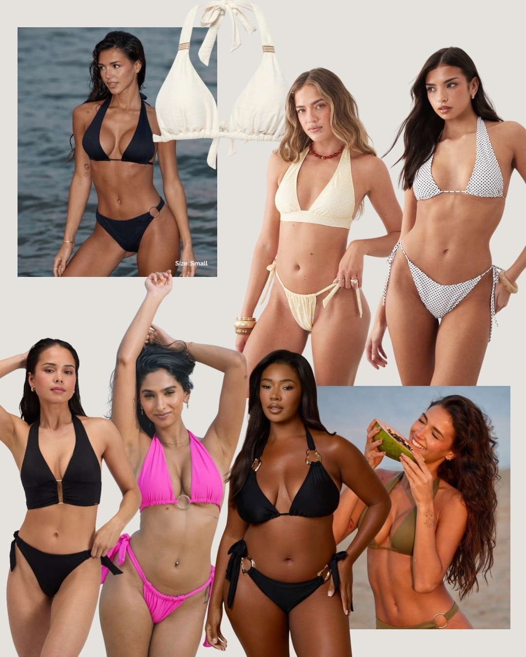 I always go for halter necks with thicker straps to relieve as much pressure around the neck! And also as a 28G usually wear a UK 16 or 18 in all my tops 👙

#LTKstyletip #LTKsummer #LTKswimwear