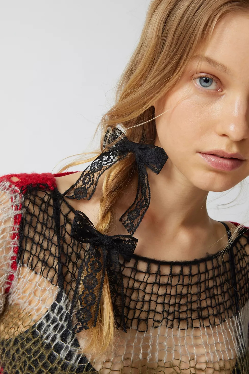 Mini Lace Hair Bow Clip Set | Urban Outfitters (US and RoW)