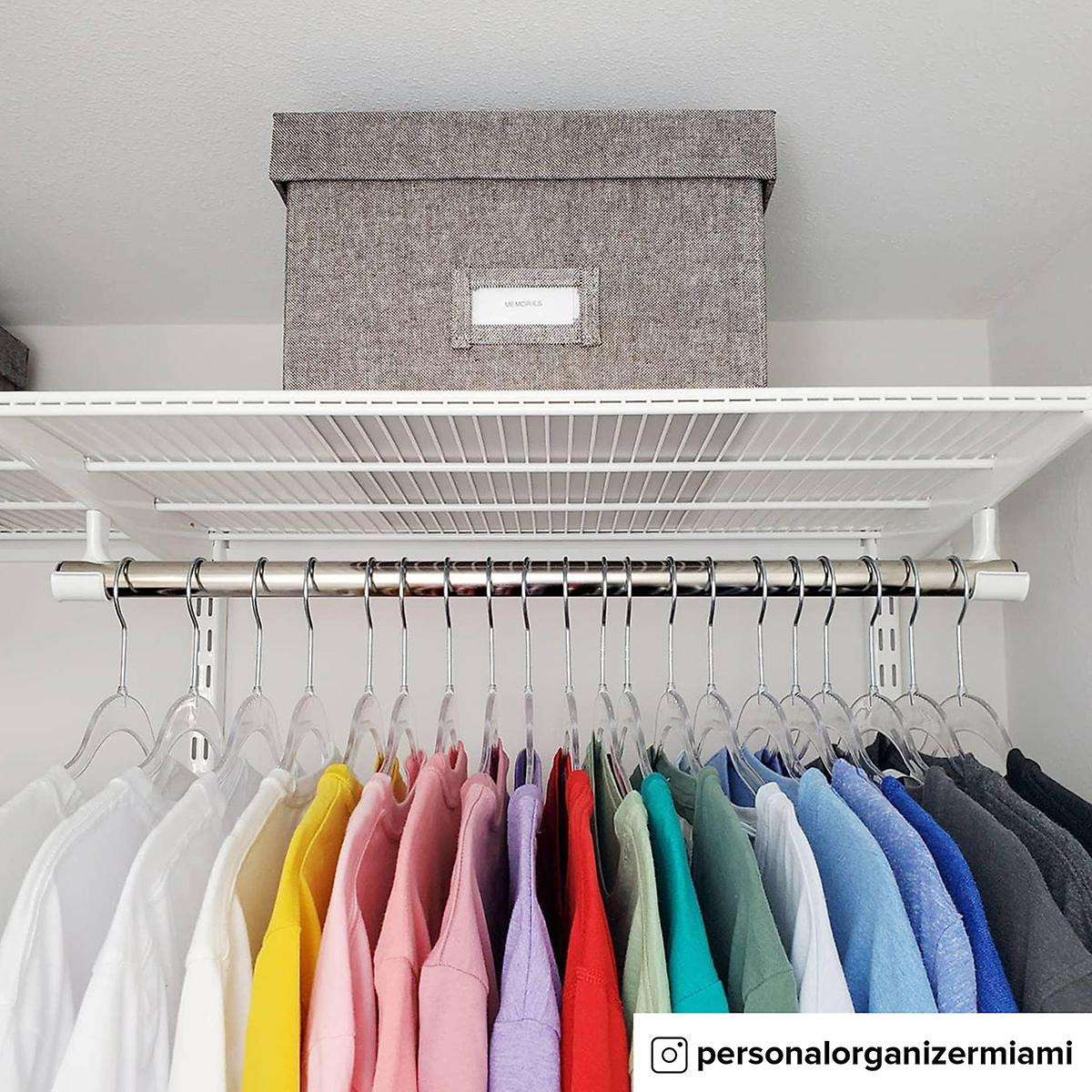 Clear Slim Hangers | The Container Store