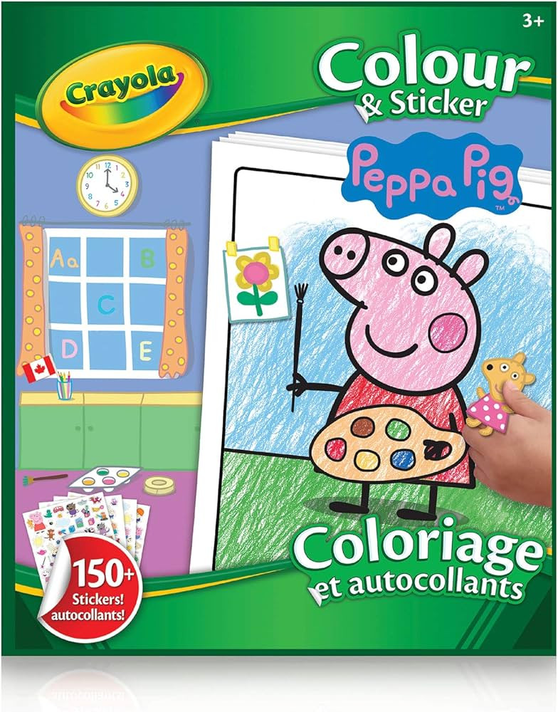 Crayola - Color & Sticker Book Peppa Pig | Amazon (CA)