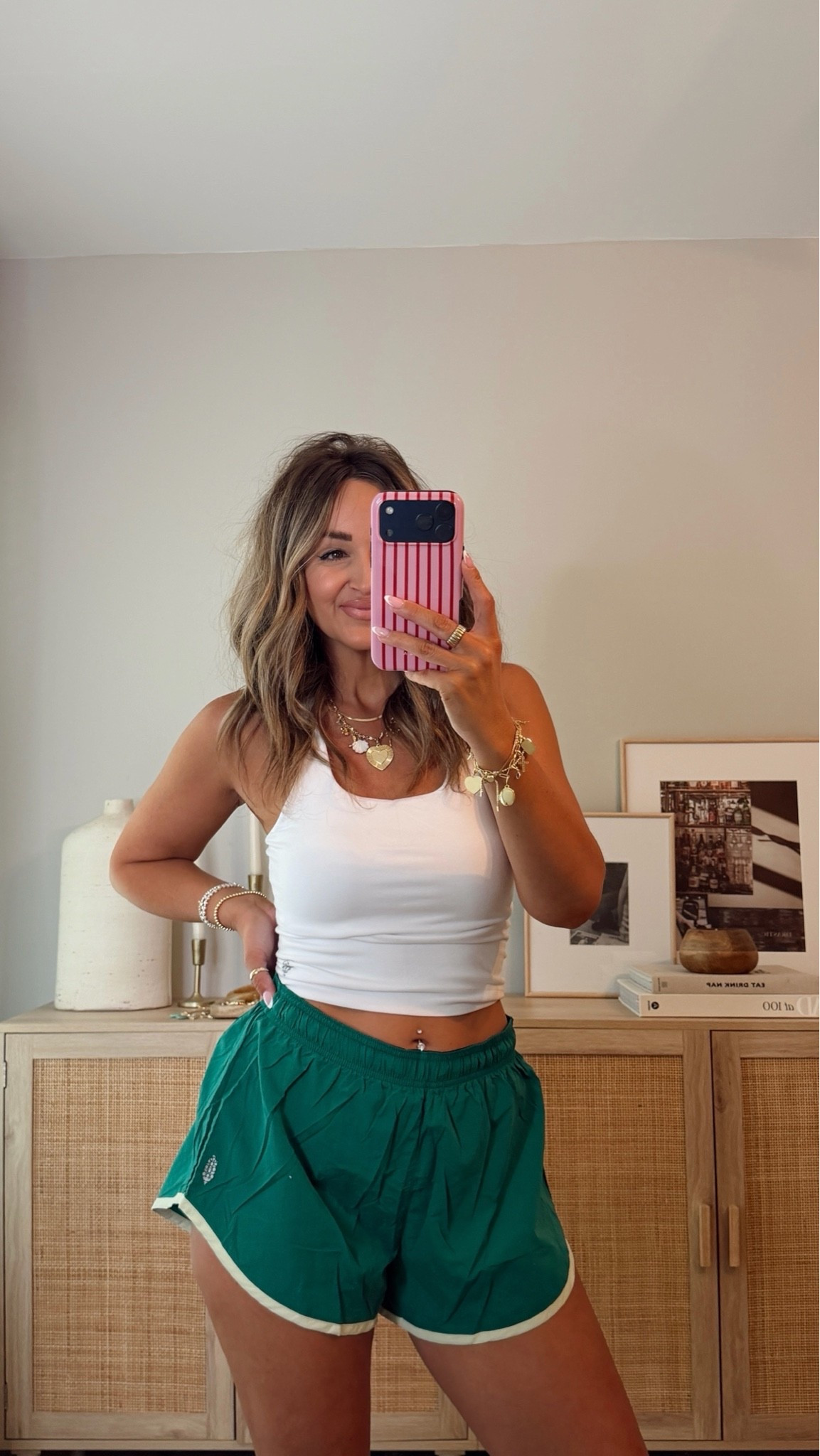 outdoor walk OOTD! size M/L sports bra (size down, should have done a XS/S) it’s SO stretchy! incredibly soft material! size M shorts. walk ootd, summer outfit, free people

#LTKActive #LTKfitnessgoals #LTKootd