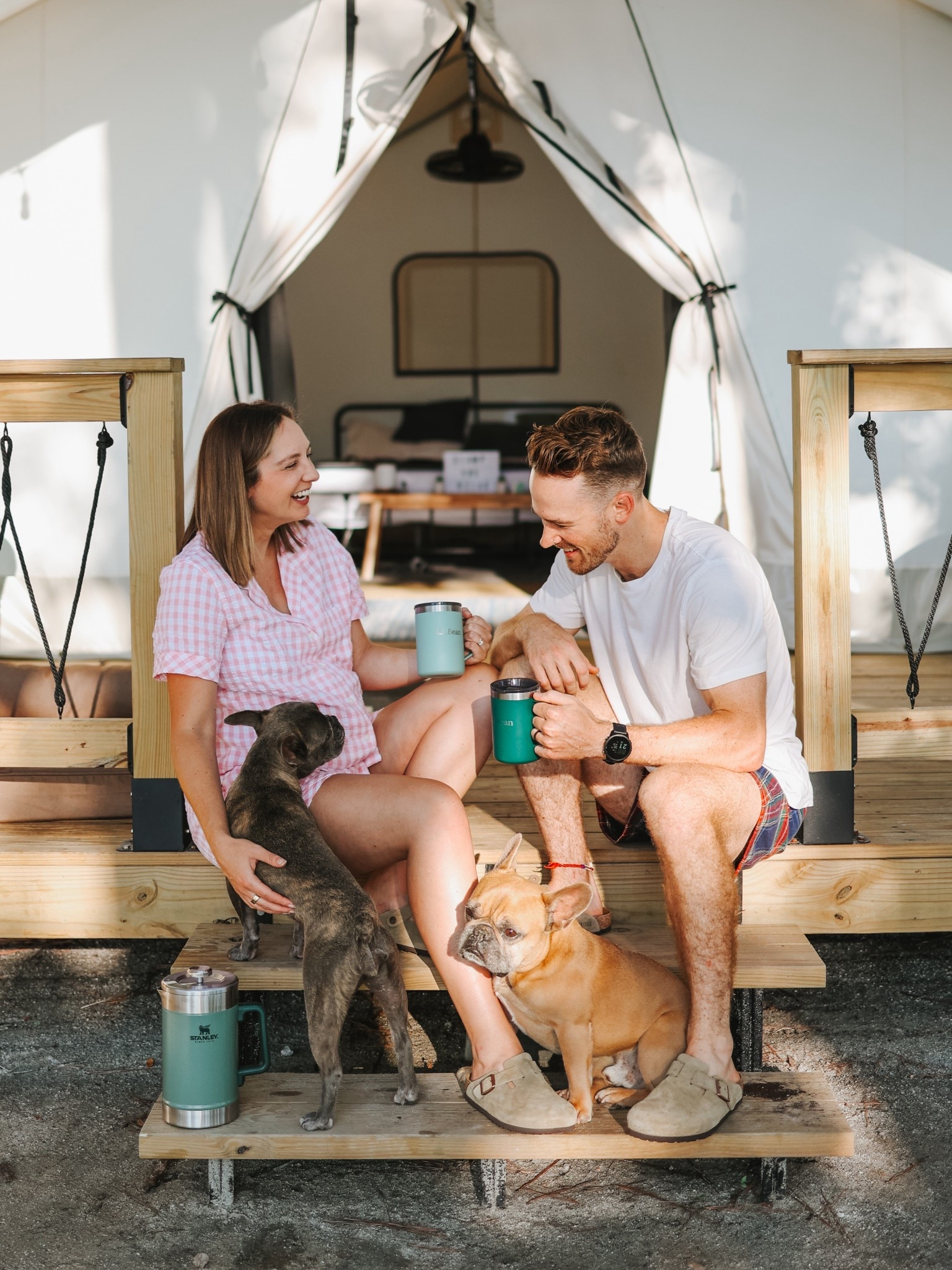 Glamping with a view? YES PLEASE ☕️ Been wanting some clogs for SO LONG - in love with these 😍 and dog mamas, this bed is SO AESTHETIC and such an upgrade!!! 

#LTKActive #LTKTravel #LTKSaleAlert