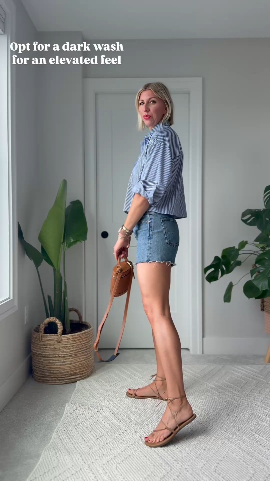 Let’s get you glowing! Try these 3 upgrades for a modern look in your denim shorts over 40:
• Mid-thigh length
• Tailored waist (no gapping!)
• Classic or dark wash

These denim shorts fit true to size and are 100% cotton- so they break in & form to your body with wear👍🏻

#LTKSeasonal #LTKStyleTip #LTKOver40

#LTKSeasonal #LTKSummerEdit #LTKMidsize