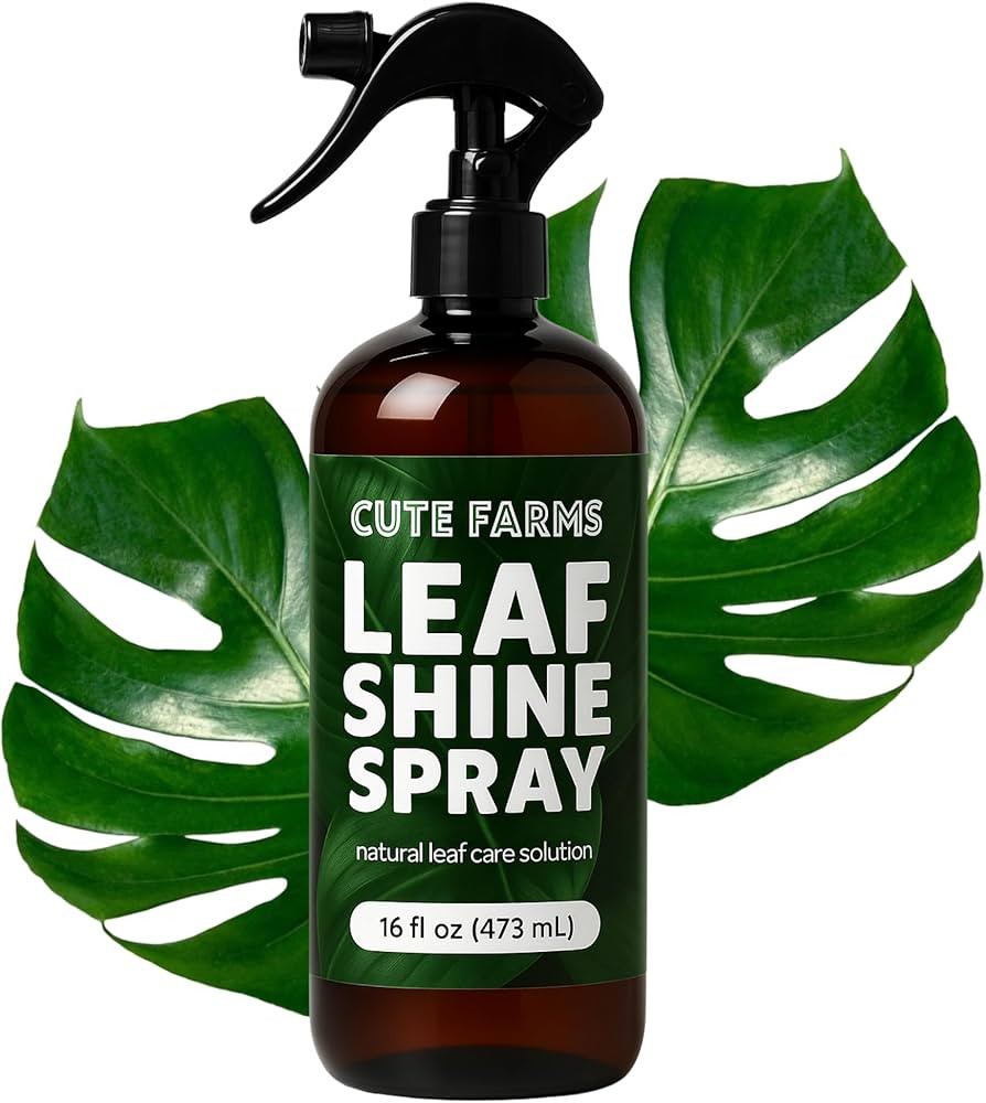 Leaf Shine Spray (16 FL OZ) for Indoor & Outdoor Plants - Natural Plant Leaf Spray with Neem Oil ... | Amazon (US)