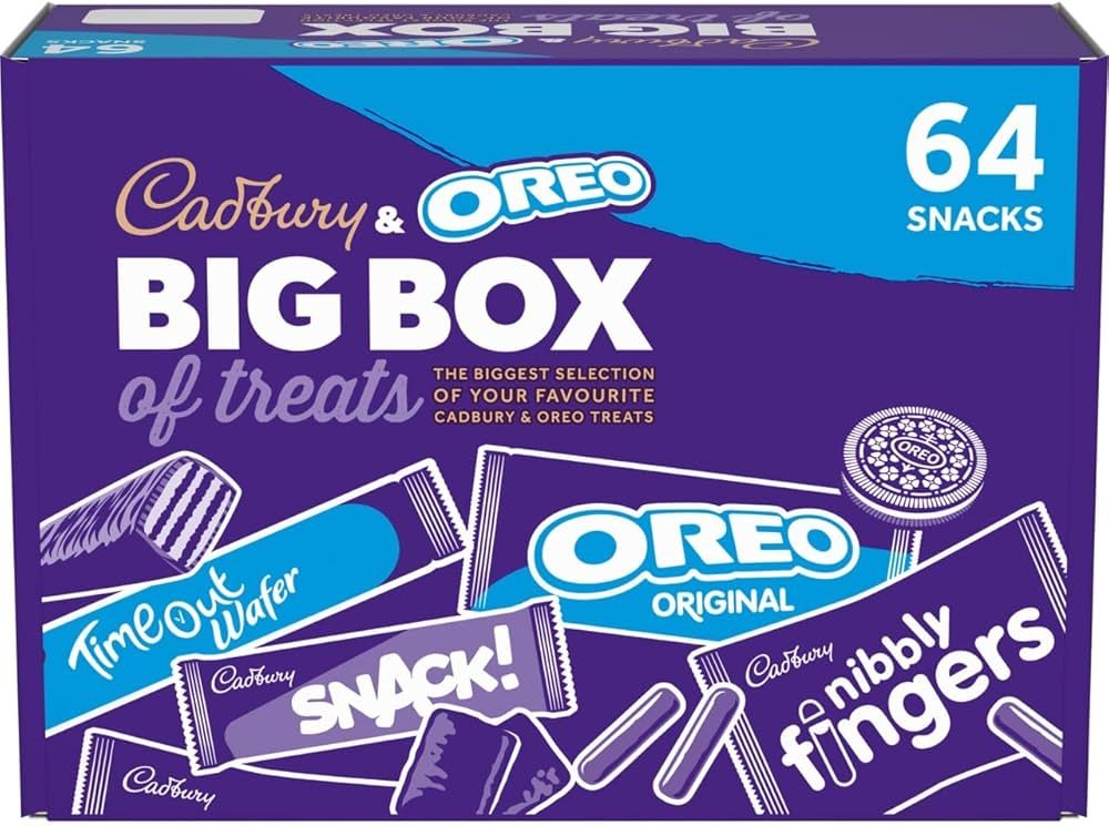 Cadbury & OREO 64 Big Box of Treats, Assorted Chocolates, 1790 g | Amazon (UK)