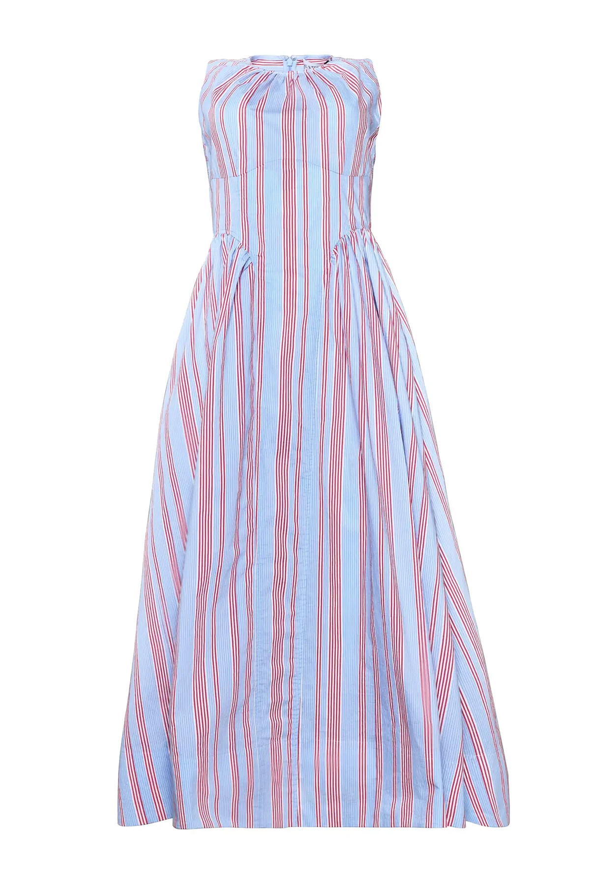 Nantucket Dress | Striped Fitted Midi Dress | Hunter Bell | Hunter Bell