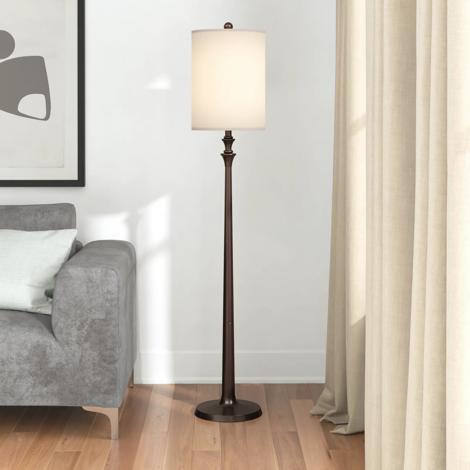 Lark Manor Alecs 64" Floor Lamp & Reviews | Wayfair | Wayfair North America