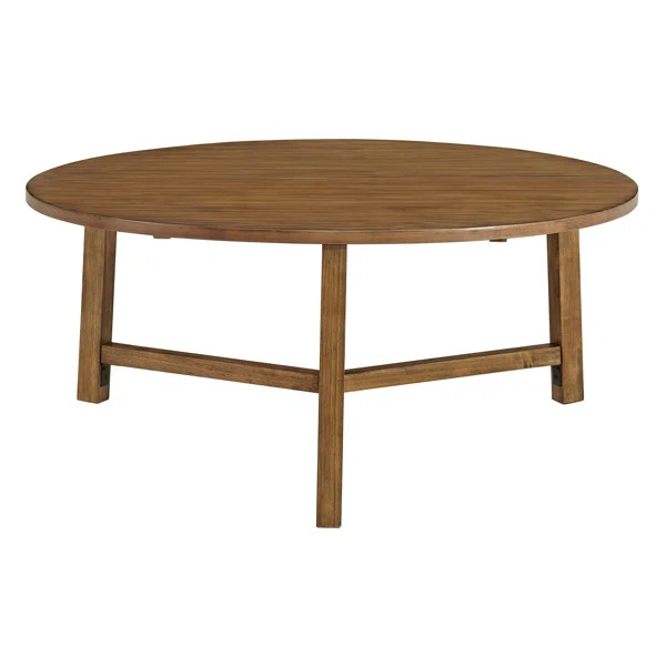 Newbury 44in Round Solid Wood Coffee Table | Wayfair North America