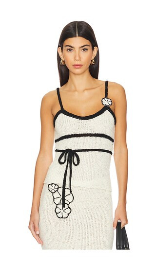 Camilla Camisole in Alpaca Merino Blend in Ivory | Revolve Clothing (Global)