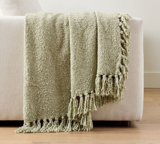 Dreamy Handwoven Fringe Throw | Pottery Barn (US)