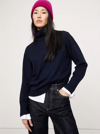 Merino Turtleneck Sweater | Banana Republic (US)
