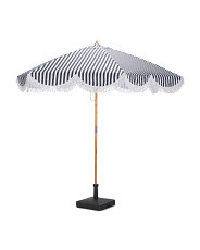 Round Stripe Fringe Patio Umbrella | TJ Maxx