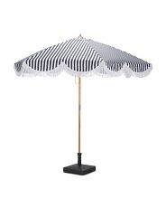 Round Stripe Fringe Patio Umbrella | TJ Maxx