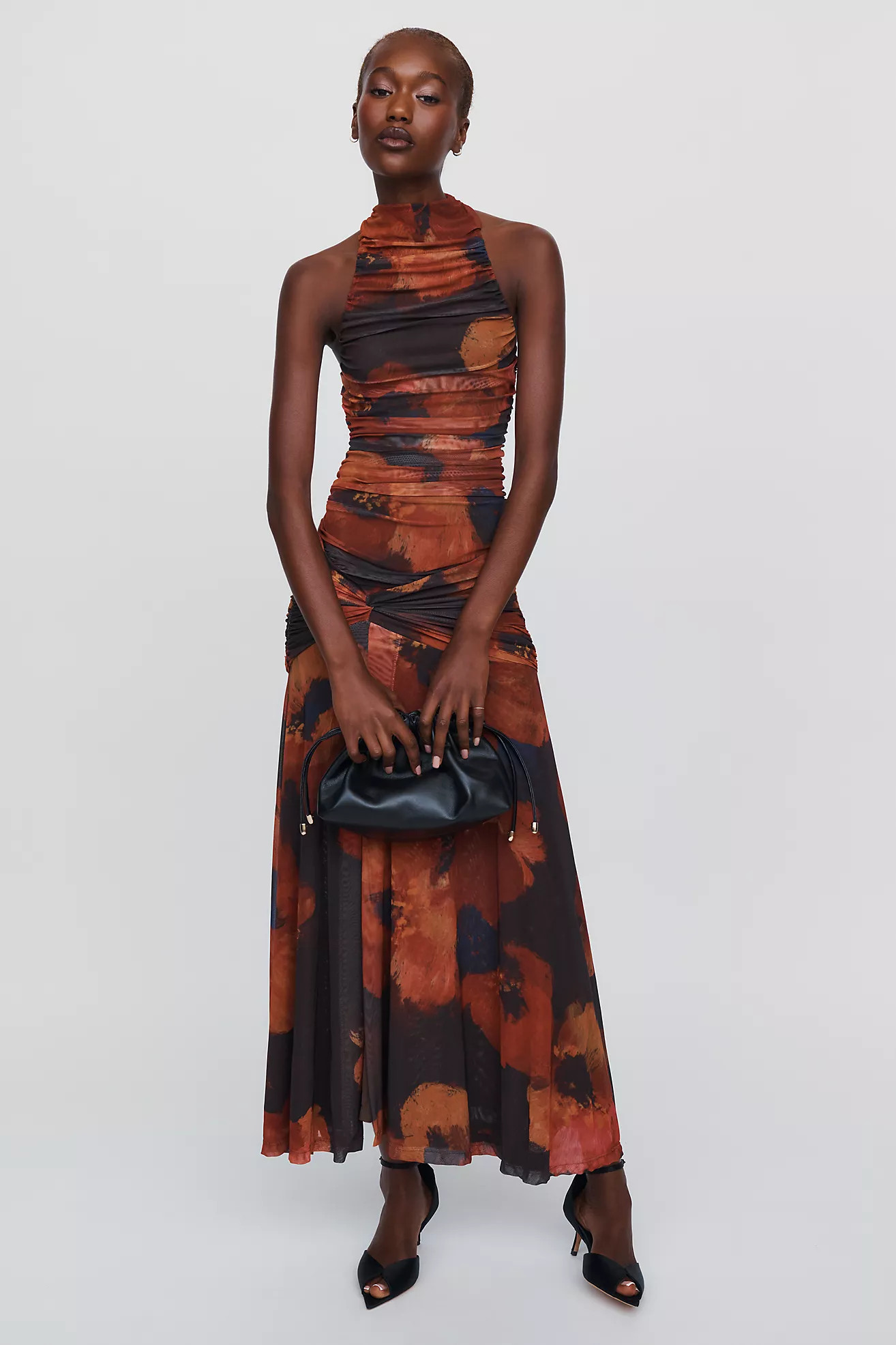 Bardot Natalya Sleeveless Mesh Maxi Dress | Anthropologie (US)