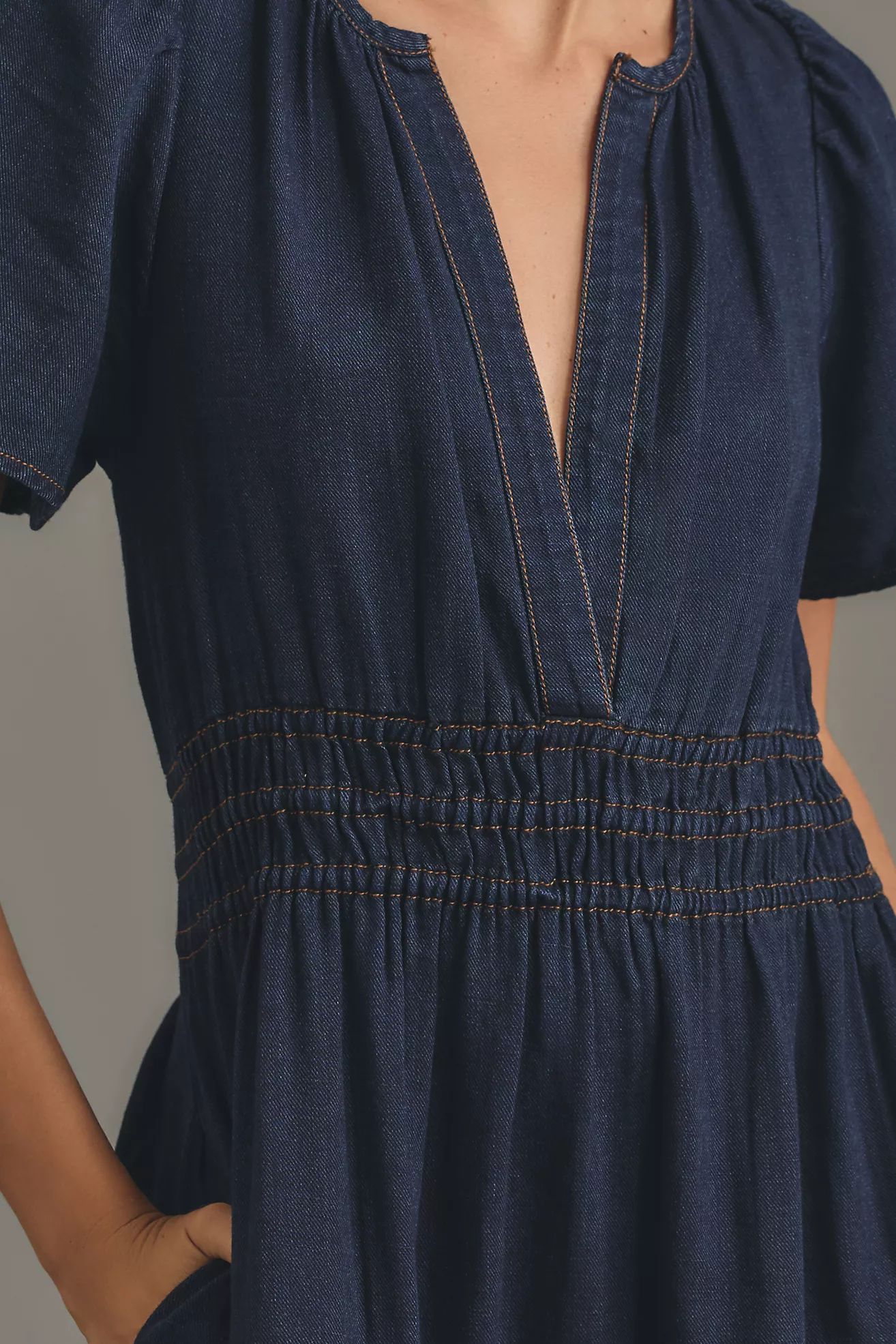 The Somerset Mini Dress: Denim Edition | Anthropologie (US)