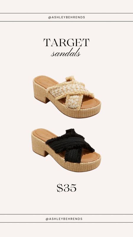 Target trendy summer platform sandals 🎯👡☀️ Comfy sole, easy to walk in and wide foot friendly 

#LTKSeasonal #LTKShoeCrush #LTKFindsUnder50