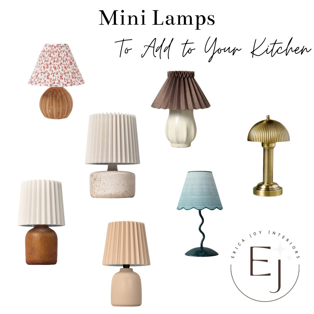 Add mini lamps to your kitchen decor to elevate the space! 

#LTKHome #LTKStyleTip