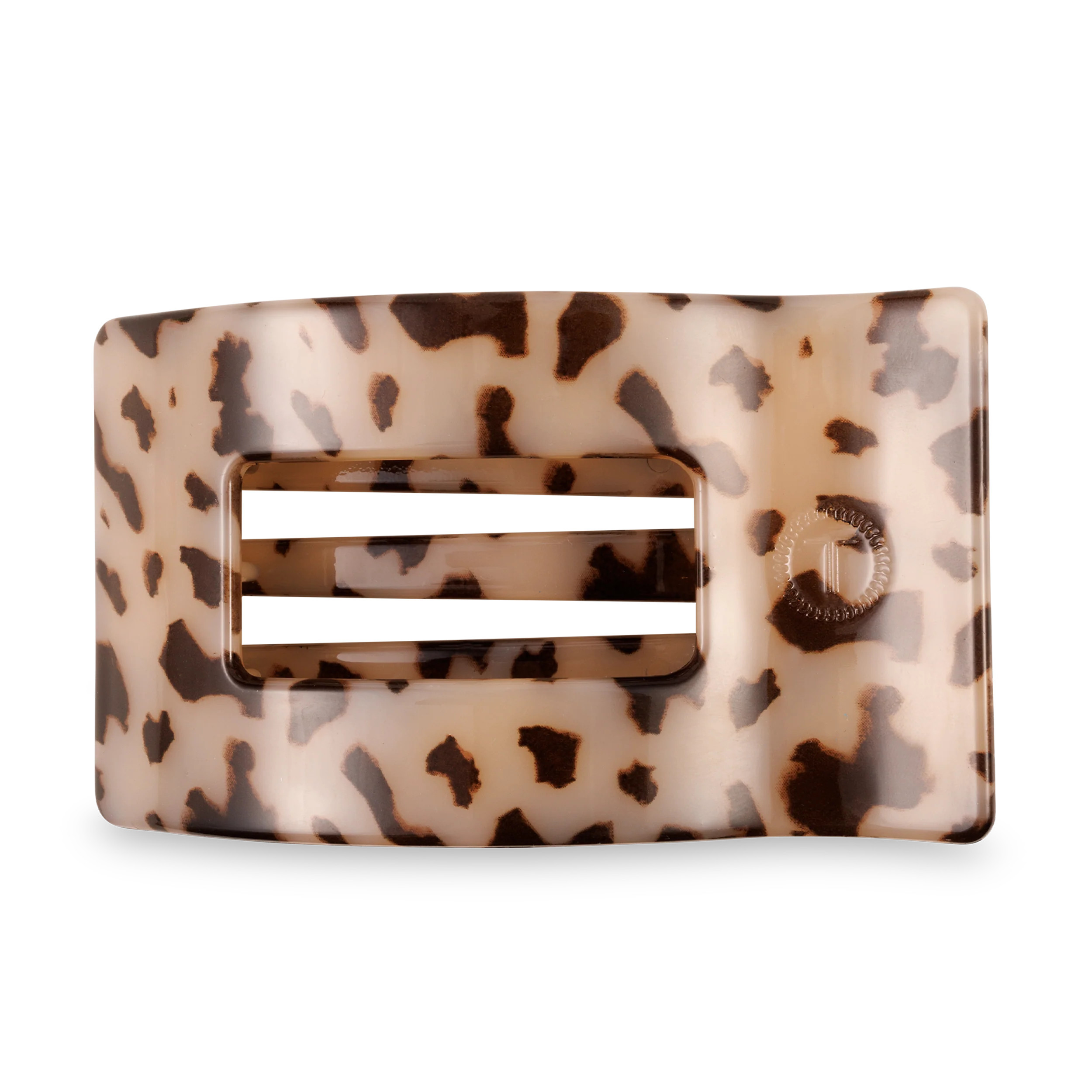 TELETIES - Flat Rectangle Hair Clip | Large | Blonde Tortoise | Southern Roots Clothing Co.