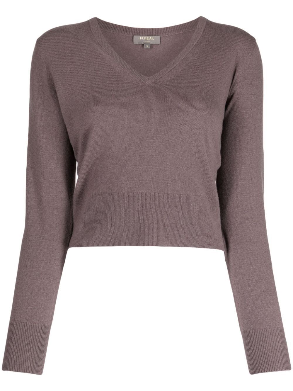 N.Peal fine-knit Cashmere Cropped Jumper - Farfetch | Farfetch Global