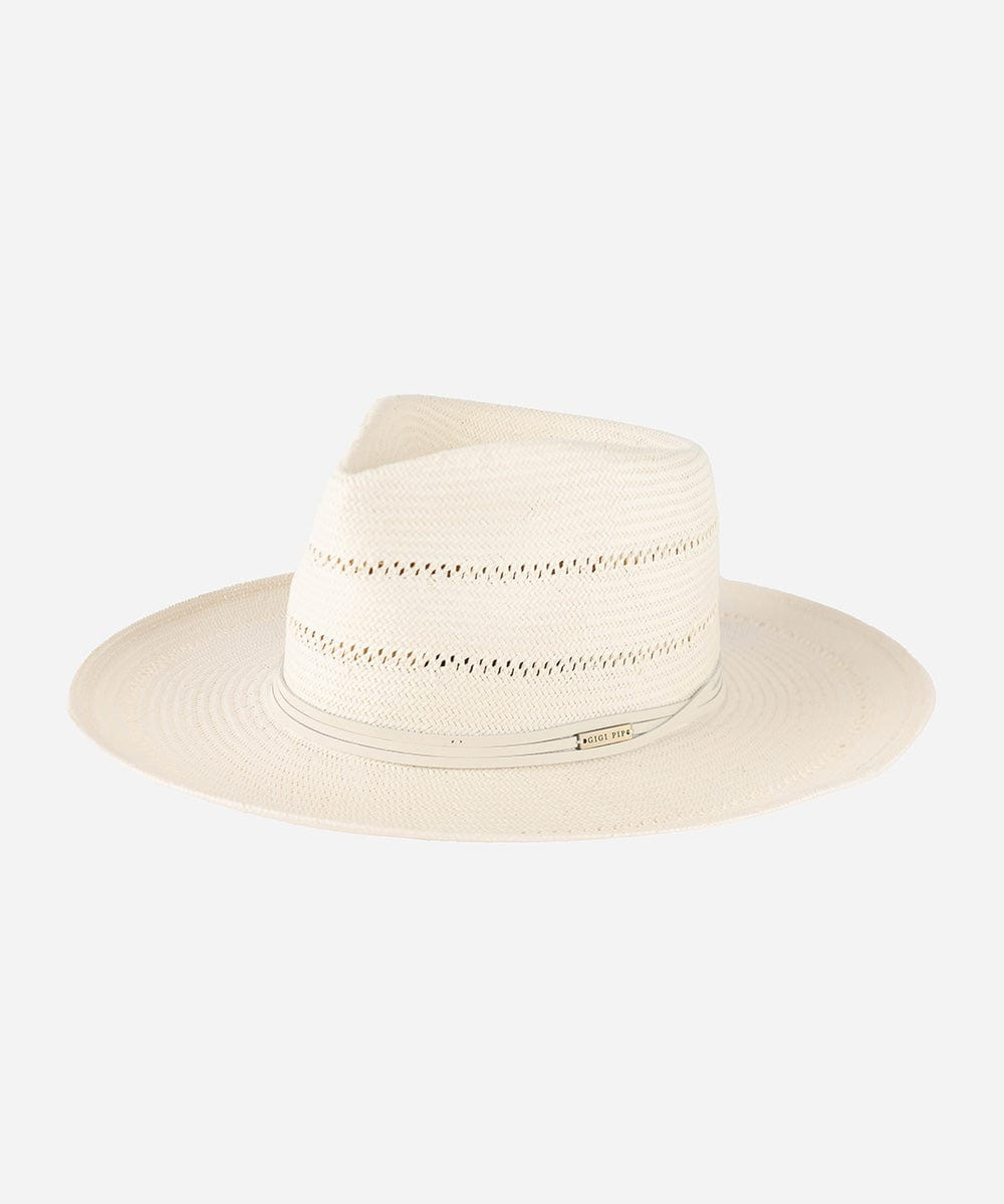 Arlo Straw Teardrop Fedora | Gigi Pip