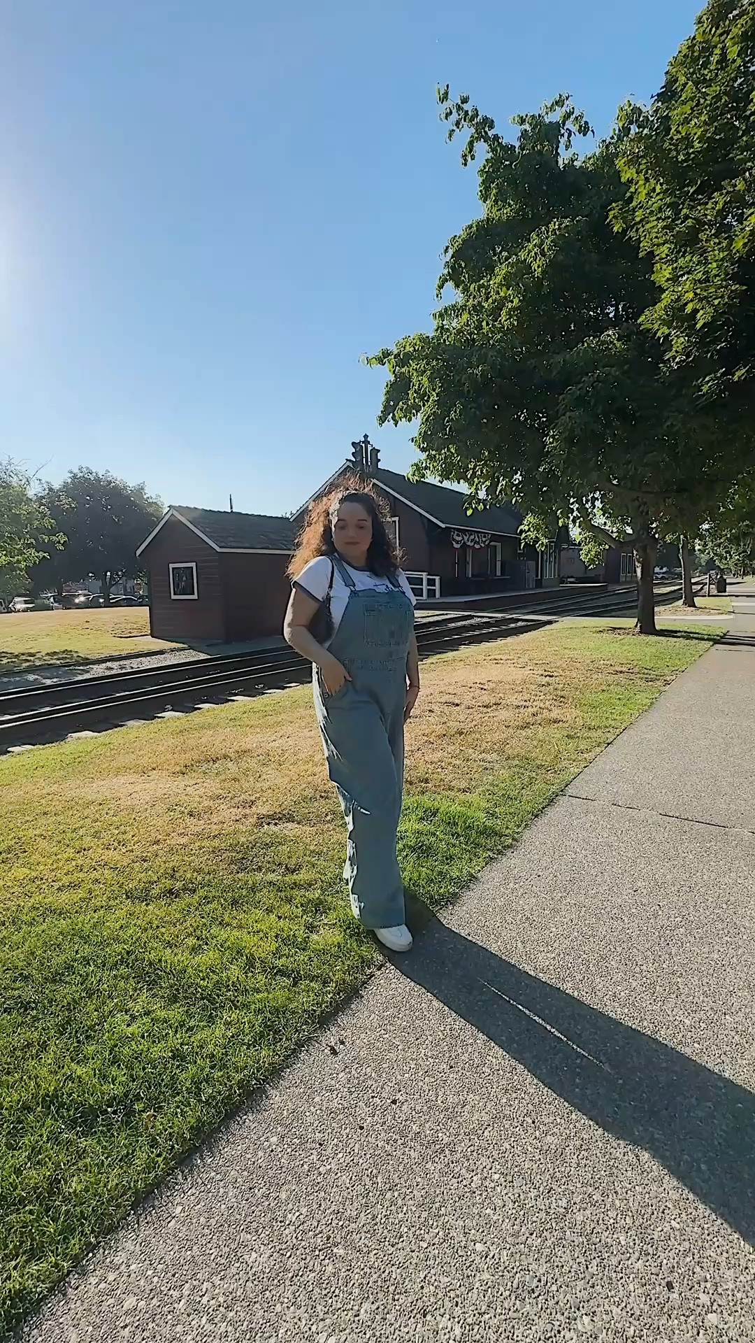 Small town girl vibes in the cutest denim overalls and t-shirt from Abercrombie 

Wearing an XL in both

#LTKootd #LTKgrwm #LTKMidsize