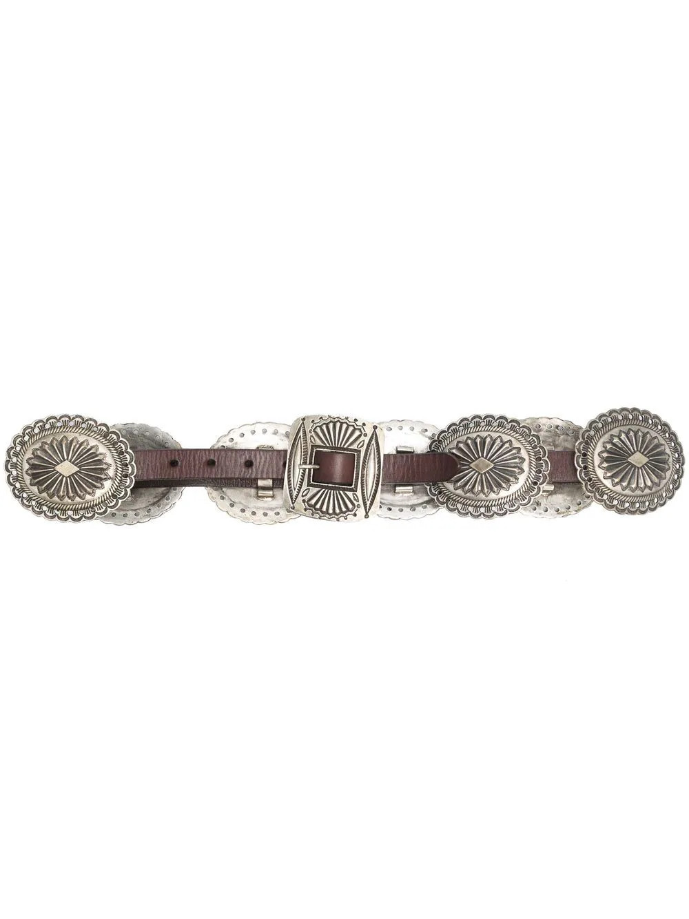 Polo Ralph Lauren Western-style Engraved Buckle Belt | Brown | FARFETCH | Farfetch Global