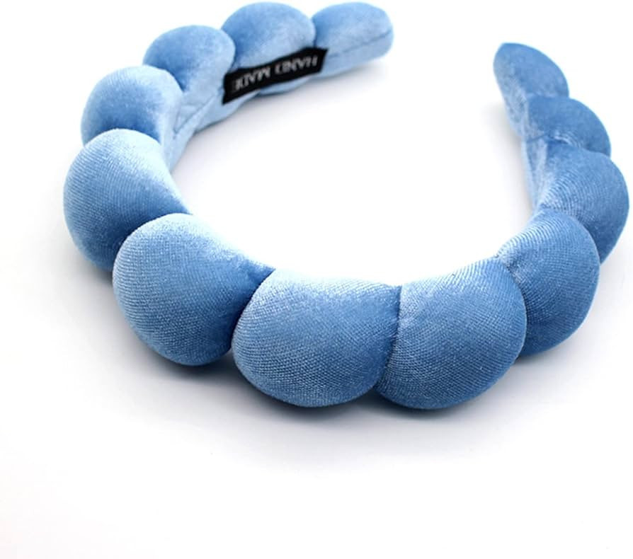 Uchyius Headbands Women Hair Head Bands, Padded Fabric Hair Bands Wide Velvet Non Slip Headband H... | Amazon (US)