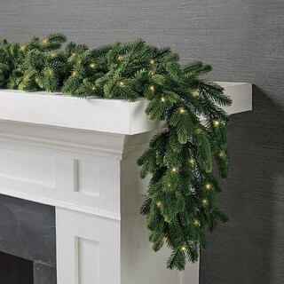 Real Touch Spruce 6 ft. Garland | Frontgate