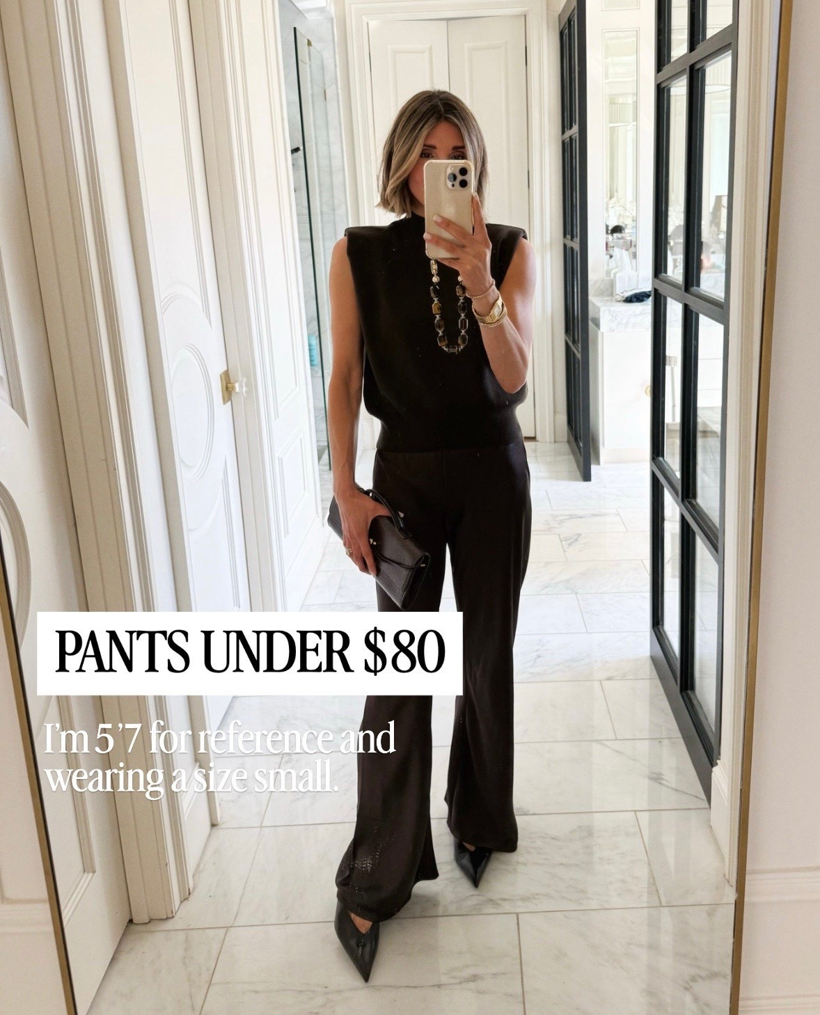 These pants look so expensive and under $80. I'm 5'7 and I'm wearing size small.

#LTKfall #LTKstyletip