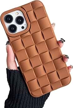 Ginkgonut Compatible with iPhone 14 Pro Case for Women/Girls, Cute 3D Laid Desgin Soft Silicone S... | Amazon (US)