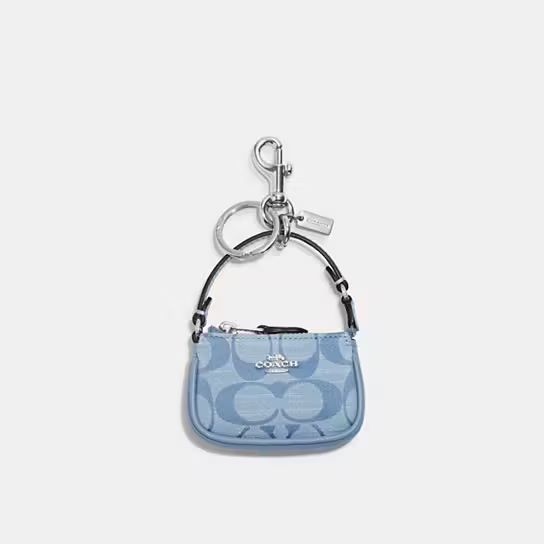 Mini Nolita Bag Charm In Signature Chambray | Coach Outlet