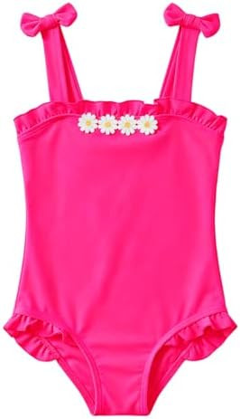 Haloumoning Toddler Baby Girl One Piece Swimsuit Kids Daisy Swimwear Summer Beach Bathing Suit 9M... | Amazon (US)