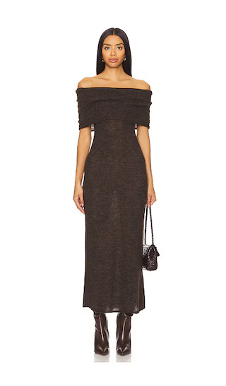 Avalee Maxi Dress in Chocolate Brown | Revolve Clothing (Global)