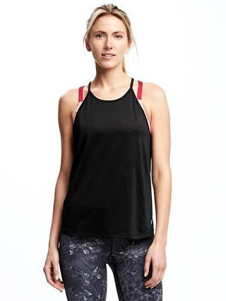 Go-Dry High-Neck Swing Tank for Women | Old Navy US