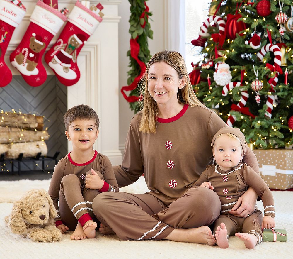 Gingerbread Family Pajama Collection | Pottery Barn Kids
