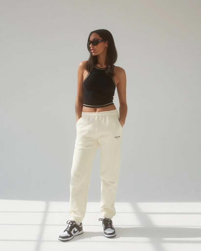 Sweatpants - Milk White | Adanola UK